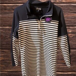 Champion Women's Black and White Striped Sweater Dress